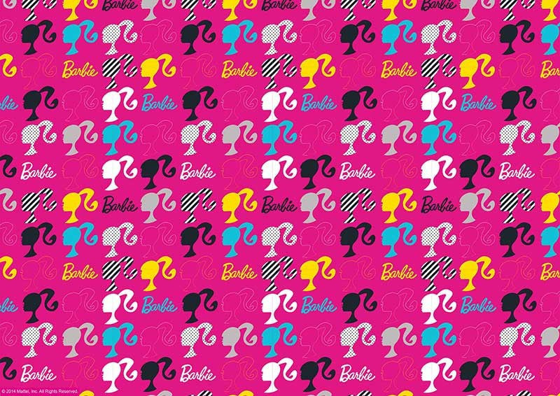Barbie - Pattern Sheet A4 Edible Image