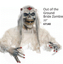 Out Of The Ground Zombie Bride