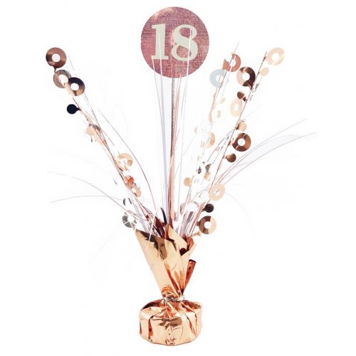 Birthday Rose Gold Holographic Centrepiece