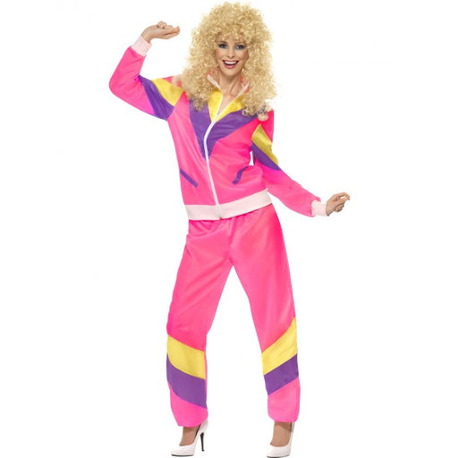 80s Pink Shell Suit Costume
