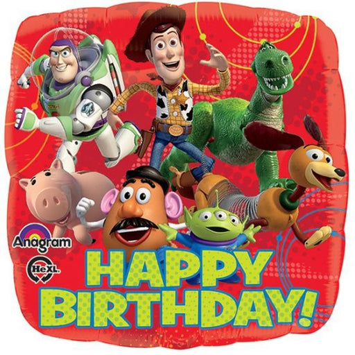 18" Foil Balloon Toy Story Gang Happy Birthday
