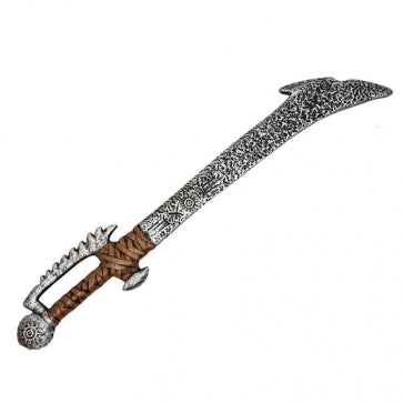 Hooked Sword w/ Leather Look Handle 83cm