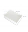 10x7x2 Inch Cookie Box With Full Clear Lid