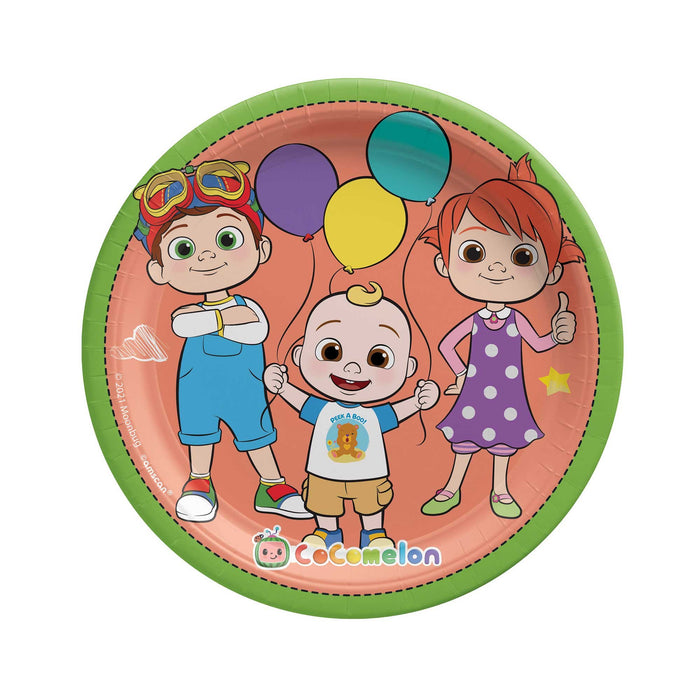 Cocomelon Party Plates 17cm