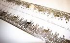 Table Runner Silver Reindeer 3cm x 3mtrs