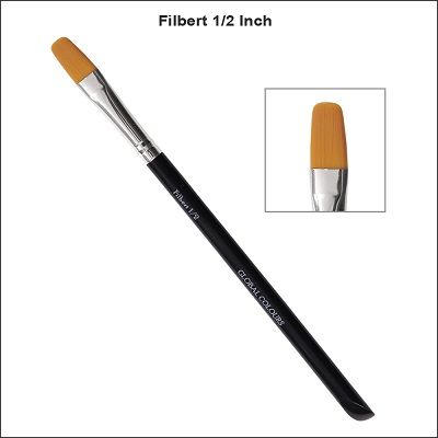 Global Colours Filbert Acrylic Brush