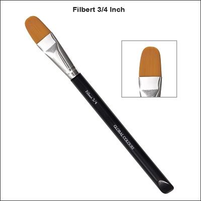 Global Colours Filbert Acrylic Brush
