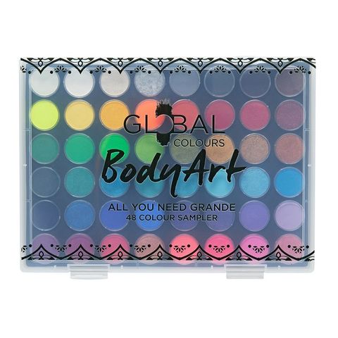 Global Colours Body Art Palette All You Need Sampler
