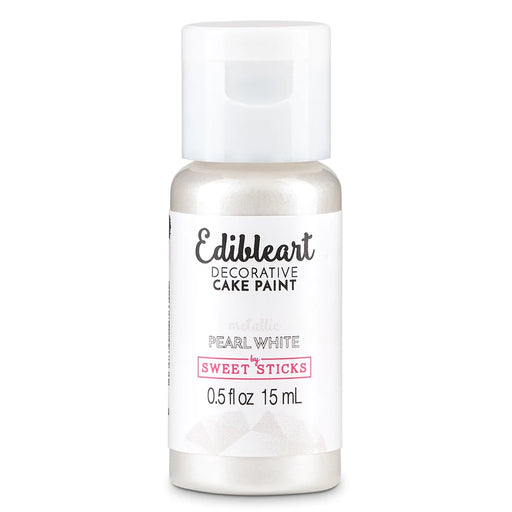 Best Before Pearl White Metallic Edibleart Paint 15ml