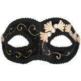 Coco Black Velvet Eye Mask
