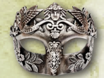Cicero Silver Eye Mask