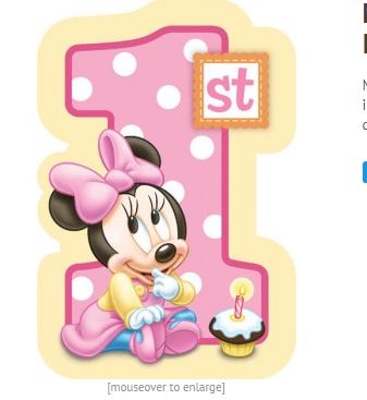 Minnie mouse 1st birthday