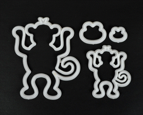 FMM Mummy And Baby Monkey Cutter Set