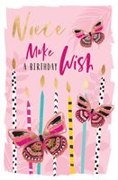 Niece Make A Birthday Wish Birthday Card