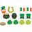 Happy St Patrick's Day Assorted Glittered Cutouts