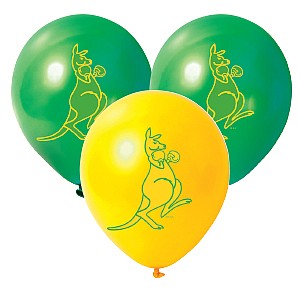 Boxing Kangaroo Latex Balloons Each