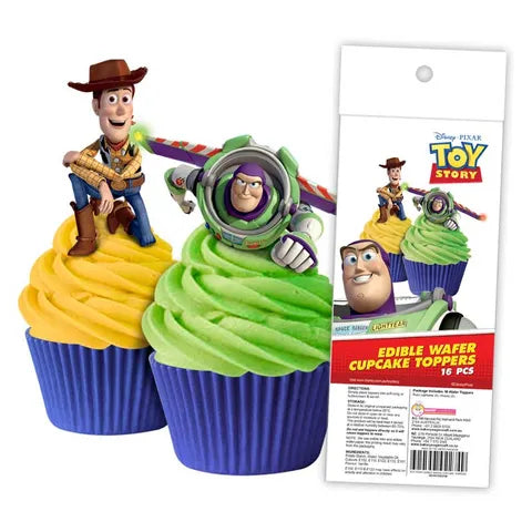 Toy Story Edible Wafer Cupcake Toppers 16 Piece Pack