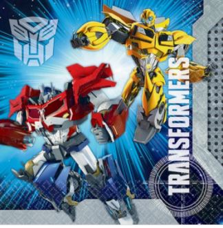 Transformers 16 Pack Napkins
