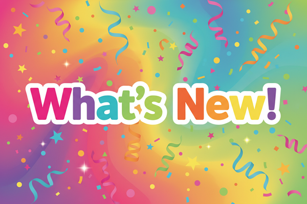 What's New Rainbow Banner