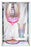 18th Pink Holographic Wine & Shot Glass Gift Set