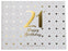 21st Sweet Heart Guest Book with Gold Text cover with gold 21st birthday lettering