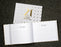 21st Sweet Heart Guest Book with Gold Text, open guest book showing lined pages