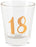 18 Shot Glass Rose Gold 30ml