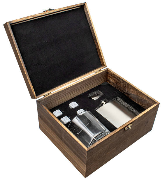 Wood Box Plain Gift Set