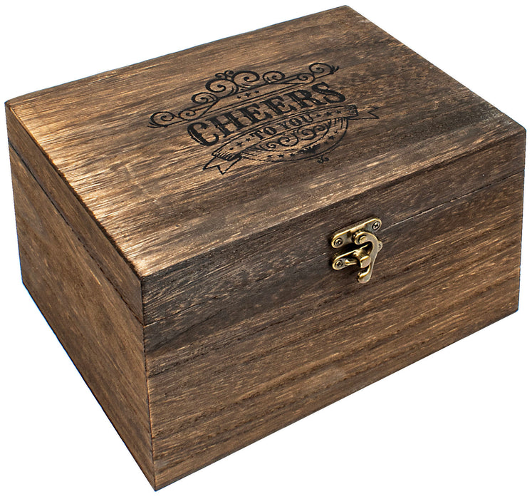 Wood Box 18th Gift Set