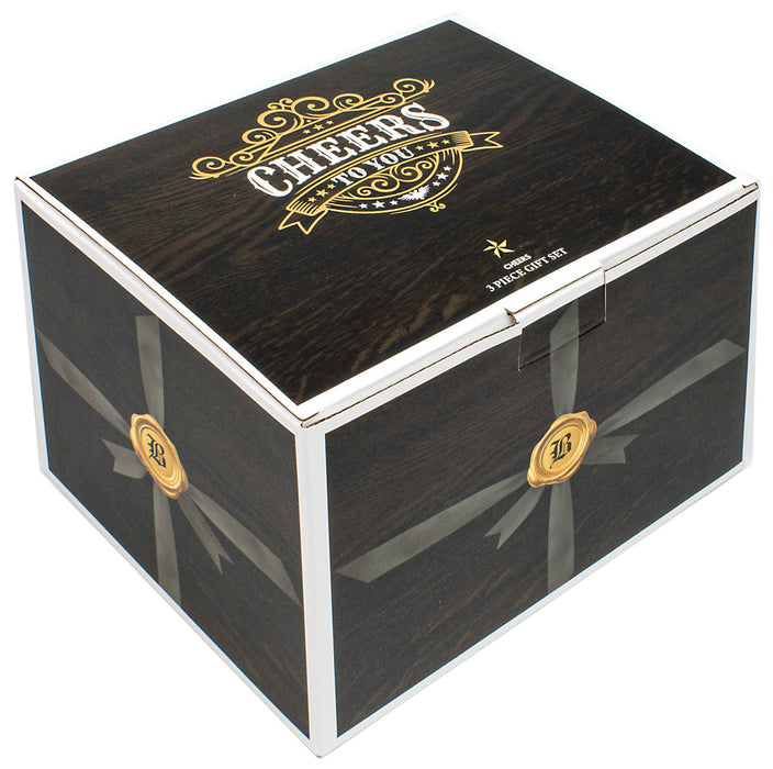 Wood Box 18th Gift Set