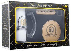 Happy 60th Birthday 3 Pc Gift Set