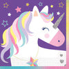 Unicorn Birthday Lunch Napkins 16Pk