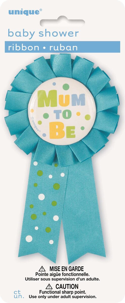 Mum To Be Blue Award Ribbon