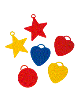 Balloon Weights Assorted Small