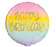 Happy Birthday Pastel Rainbow Foil Balloon 18''