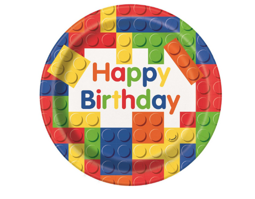 Building Blocks 8 x 9" Plates