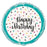 Triangle Confetti Happy Birthday Foil 18''