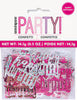 Colourful Foil Pink/Silver Happy Birthday Confetti 14.1g