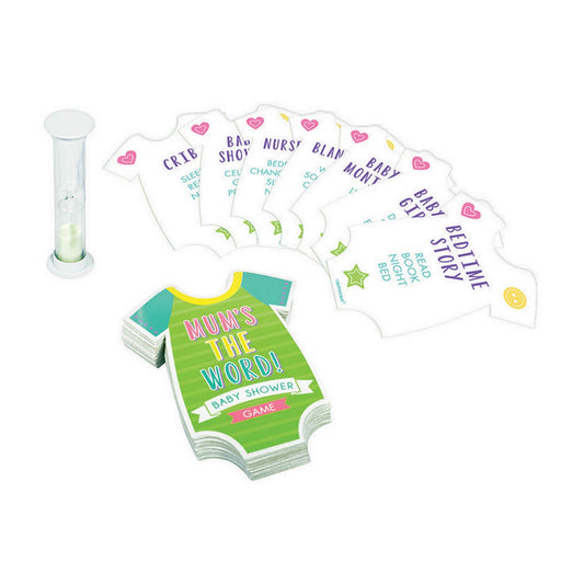 Mum's The Word Baby Shower Game