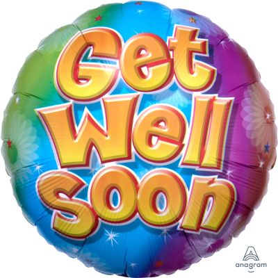 Get Well Soon 18'' Foil Balloon