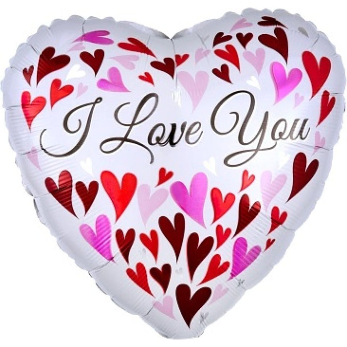I Love You Valentines Day  Foil 17" (43cm)