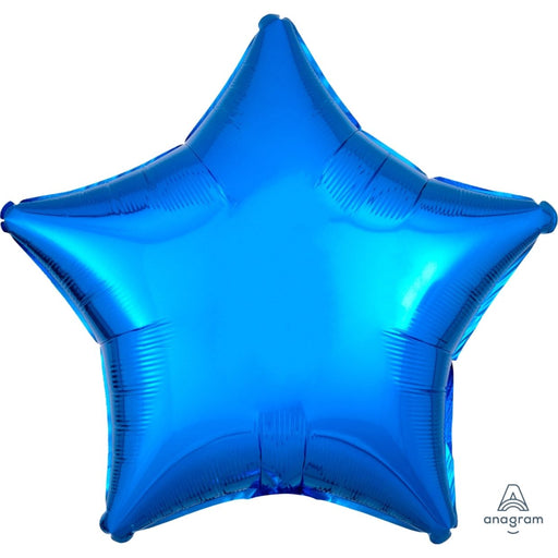 Blue Star Foil Balloon 18''