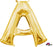 16" Gold Foil Balloon Alpha A