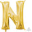 16" Gold Foil Balloon Alpha N