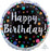Happy Birthday Holographic Foil With Polka Dots 43cm