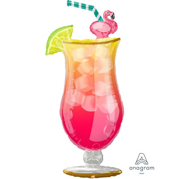 Supershape Cocktail Glass Foil 41" (104cm)