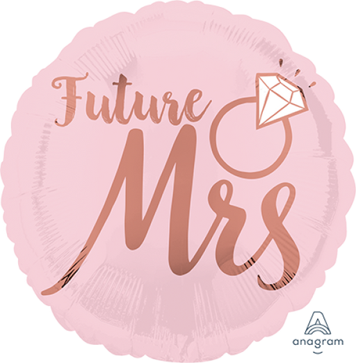 Future Mrs/She Said Yes! Double Sided 43cm Foil Balloon