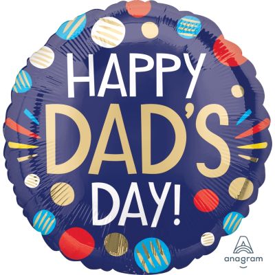 Happy Dads Day  18'' Foil Balloon