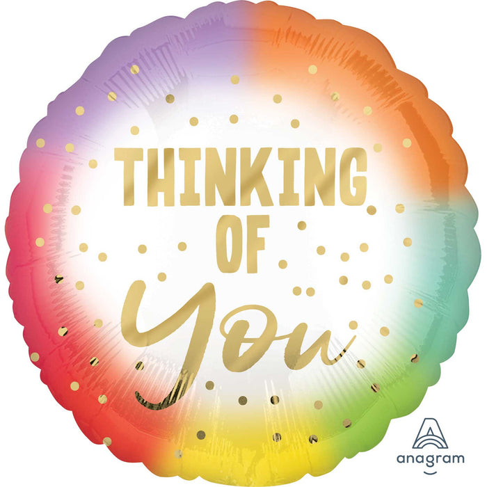 Thinking Of You Foil Balloon 18"/43cm