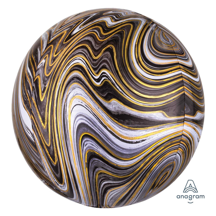 Orbz Black Marblez Foil 38 cm